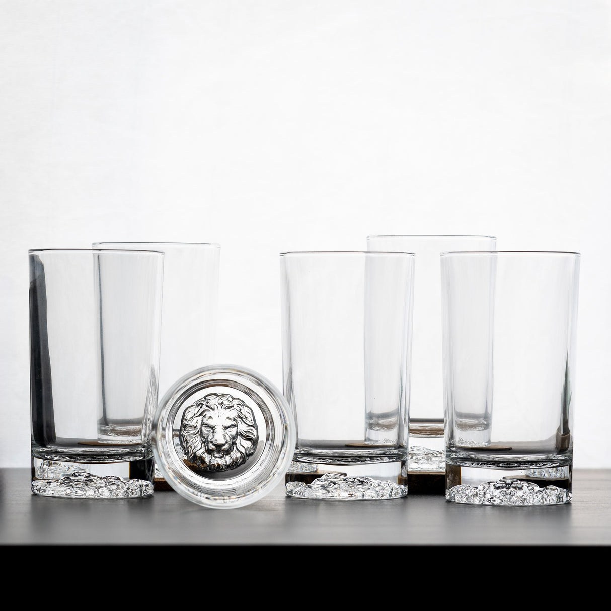 Tall Animal Shadow Glasses - Set of 6