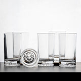 Tall Animal Shadow Glasses - Set of 6