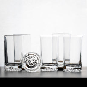 Tall Animal Shadow Glasses - Set of 6