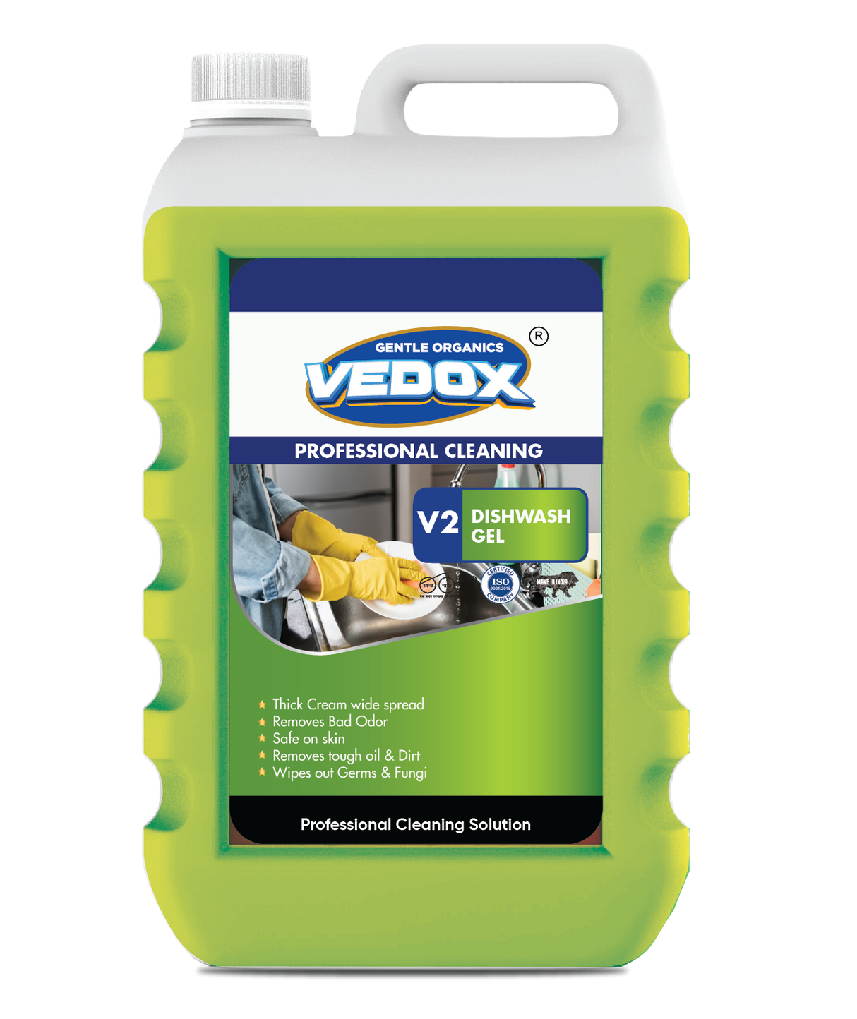 Vedox DET, Manual Dishwash Liquid, 5 L