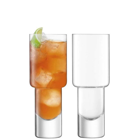 LSA - Vodka Mixer Crystal Glass - Set Of 2 - Made In Poland