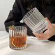 Fine Lined Whiskey Glass - Set of 6