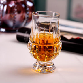 Diamond Cut Whiskey Tasting Glass - Set Of 6