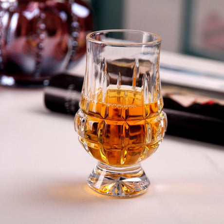 Diamond Cut Whiskey Tasting Glass - Set Of 6