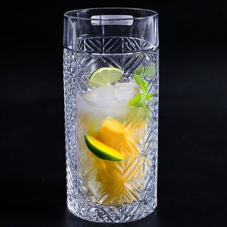 Fishbone Crystal Longdrink Glass - Set Of 6 - Made In Germany