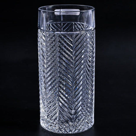 Fishbone Crystal Longdrink Glass - Set Of 6 - Made In Germany