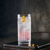 made in italy - elixir crystal tall glass - set of 2