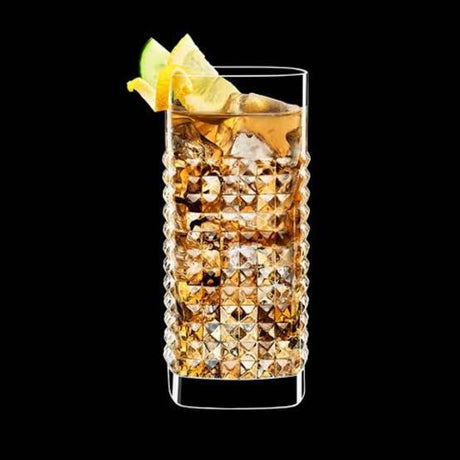 made in italy - elixir crystal tall glass - set of 2