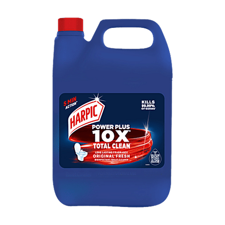 Harpic Original Fresh Disinfectant Toilet Cleaner Liquid, 5 L