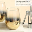 Golden Glow Tall Glasses - Set Of 2