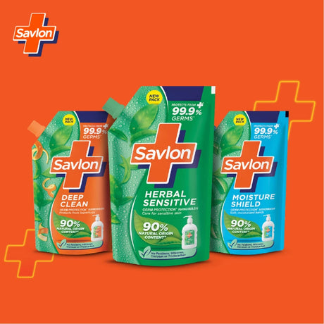 Savlon Germ Protection Liquid Handwash, 675 ml Refill Spout Pack