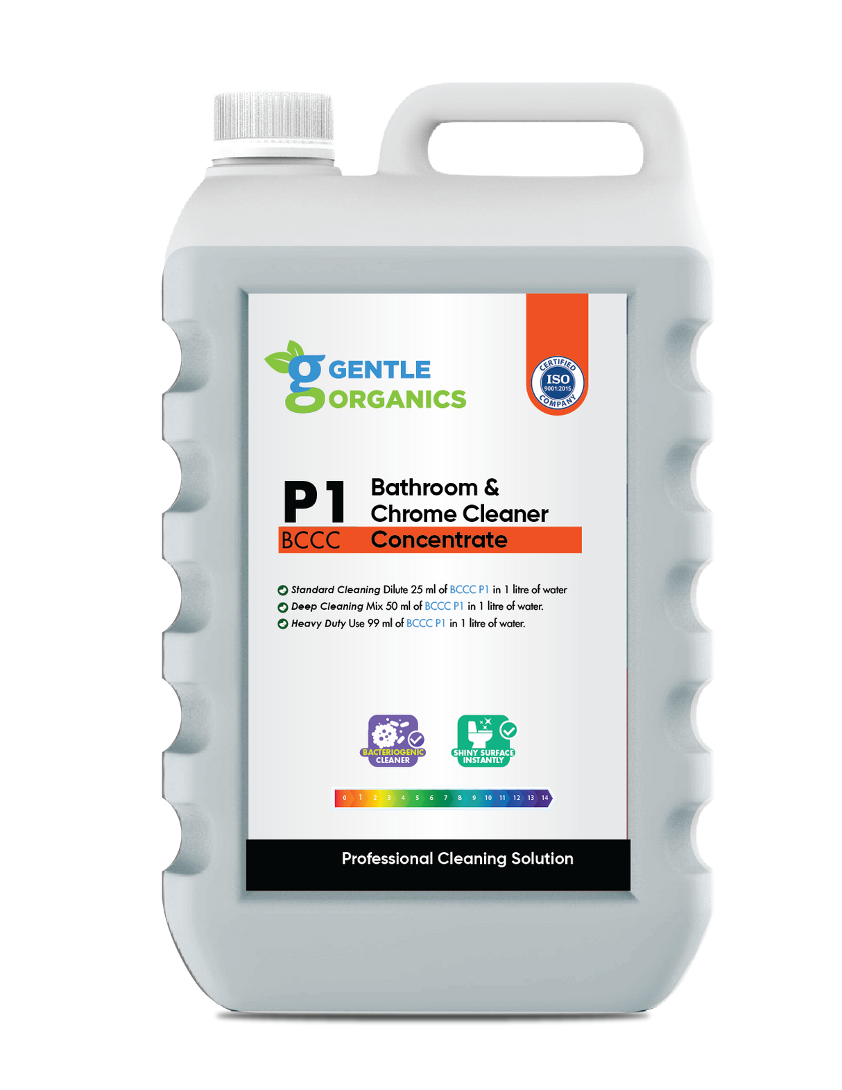 GO P1 - Bathroom & Chrome Cleaner, 5 L