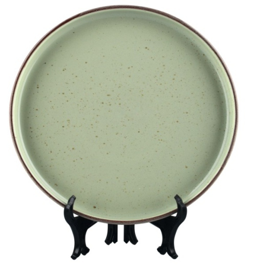 Edge Plate - Glaze Green