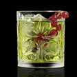 made in italy - tattoo whiskey crystal glass - set of 6