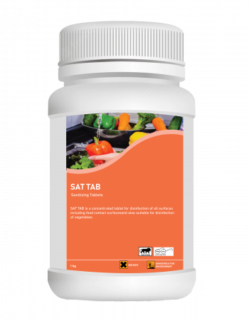 SAT TAB - Sanitizing Tablets, 500 g ( 250 Tablets )
