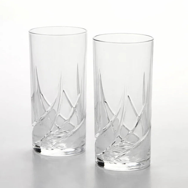 Da Vinci Hand-Cut Crystal tall Glass – Set of 2
