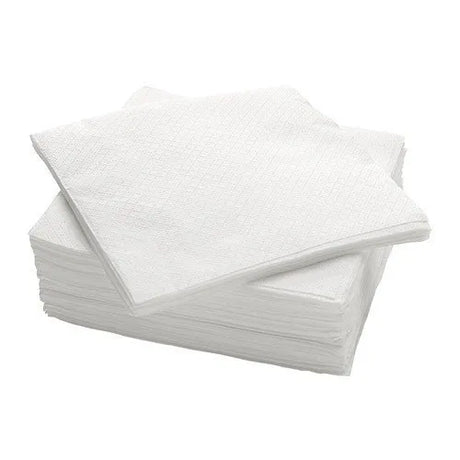 10on Lite Serviette Soft Napkin, 1 Ply x 100 Pull, 27x30 cm - White
