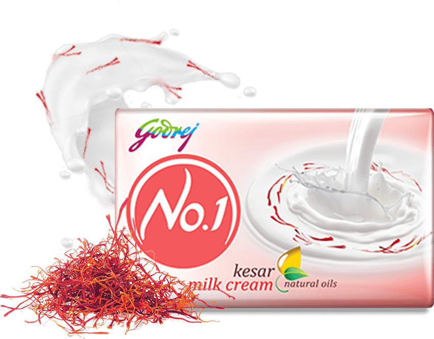 Godrej No 1 Soap, 100g x 5 Pcs. ( 1 Set )