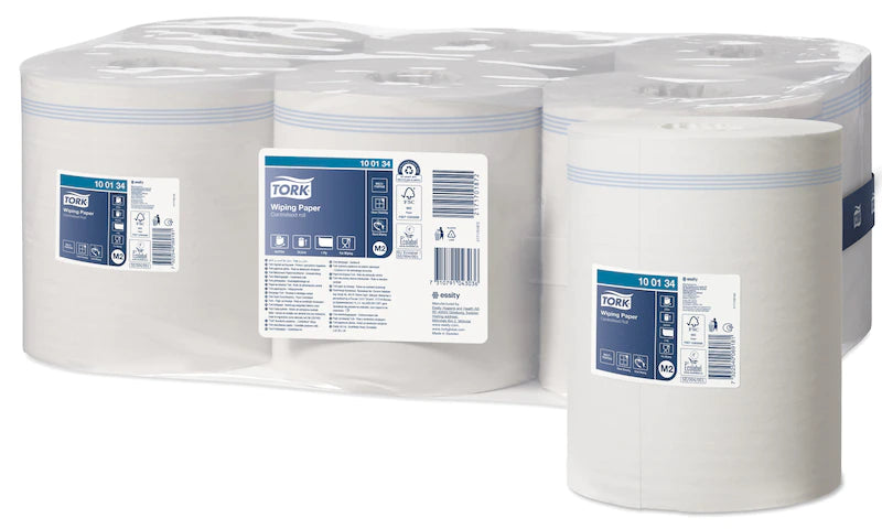 Tork Wiping Paper, 100134,  275m x 6 Cons