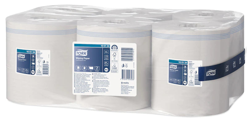 Tork Wiping Paper, 100134,  275m x 6 Cons