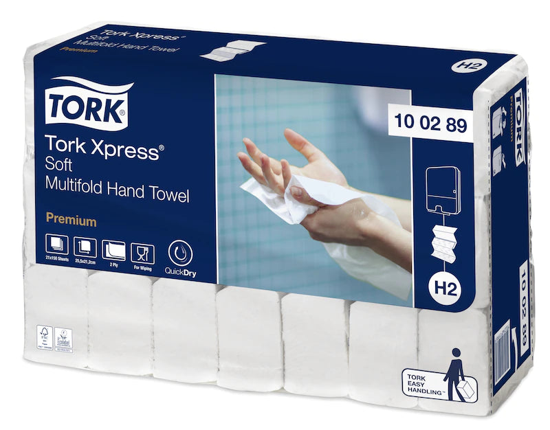 100289 Tork Xpress Soft Multifold Hand Towel 21 Pack X 150 Sheets - 1 Case