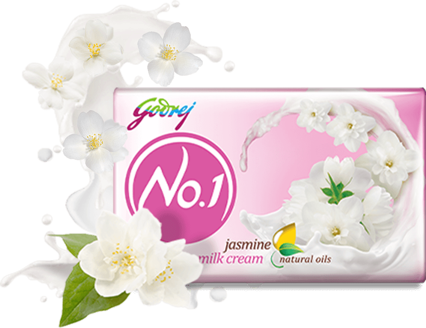 Godrej No 1 Soap, 100g x 5 Pcs. ( 1 Set )