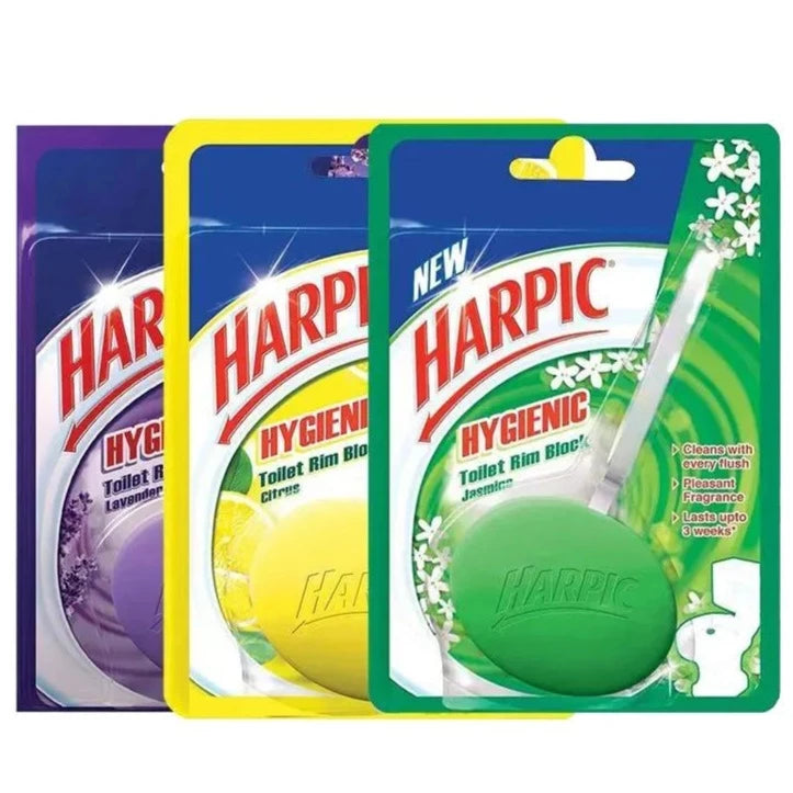 Harpic Hygienic Toilet Cleaner Rim Block - 26g , 1 Pcs