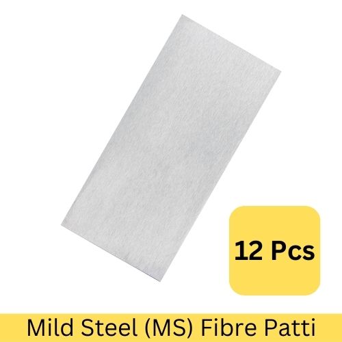 Mild Steel MS Fibre Patti, Pack of 12 Pcs