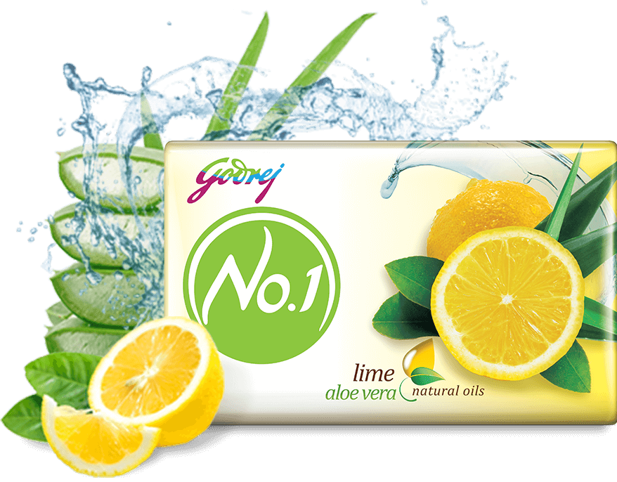 Godrej No 1 Soap, 100g x 5 Pcs. ( 1 Set )