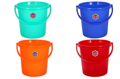 Plastic Buckets With Lid Frosty 18 Ltr at Rs 153, Plastic Bucket With Lid  in Daman