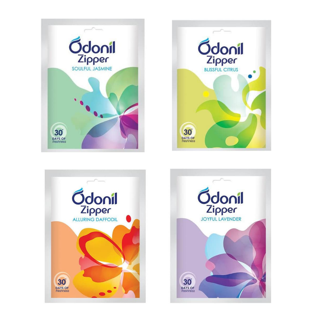Odonil Zipper Bathroom Freshner, 10g