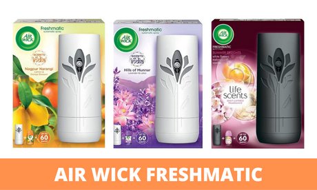 Air Wick Freshmatic Automatic Air Freshener Dispenser with Refill, 250 ml