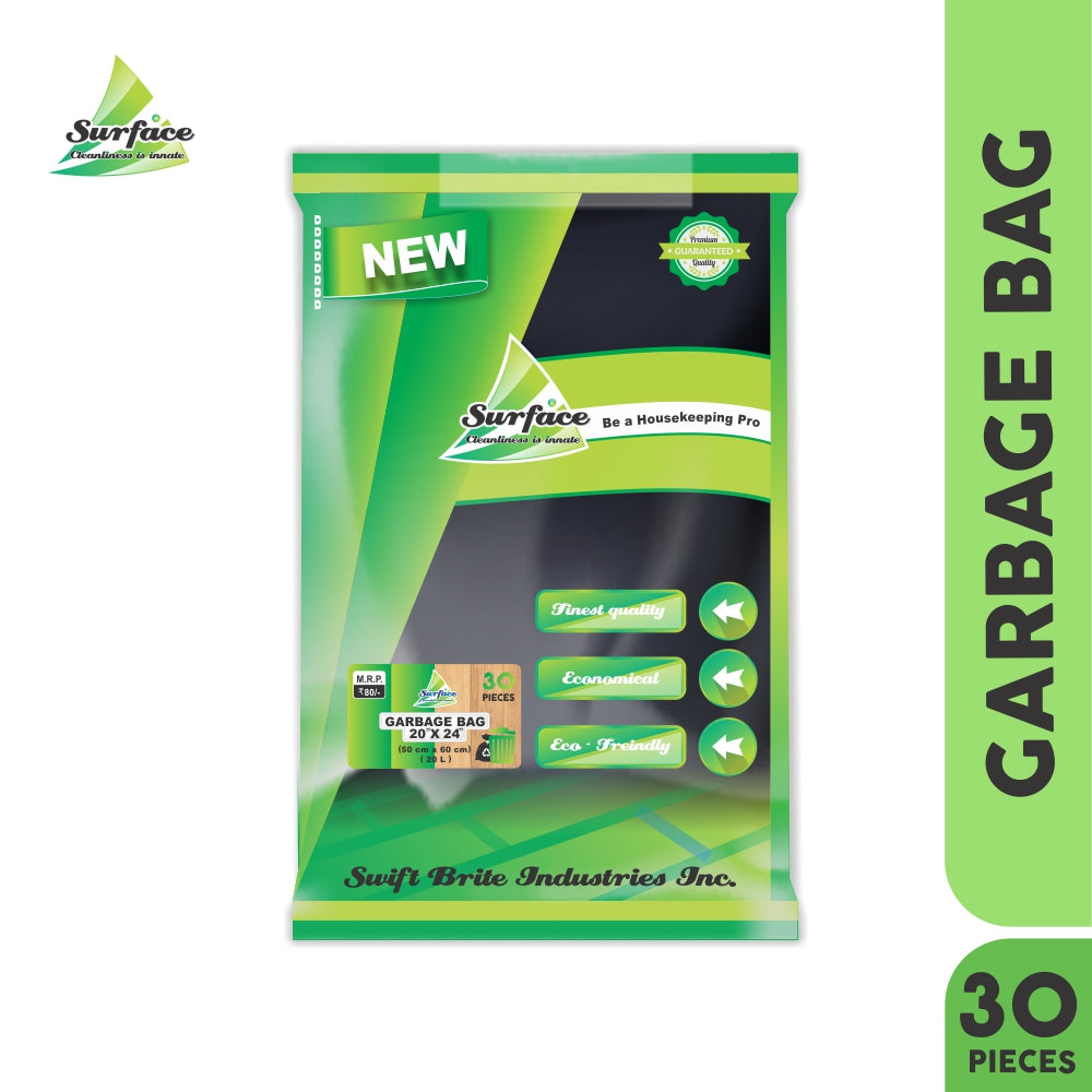 Surface Virgin Plastic Garbage Bag For Waste Disposal