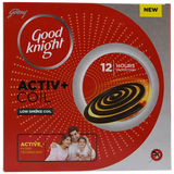 Good knight Activ+ Low Smoke Mosquito Coil with Power Formula, 10 Coils