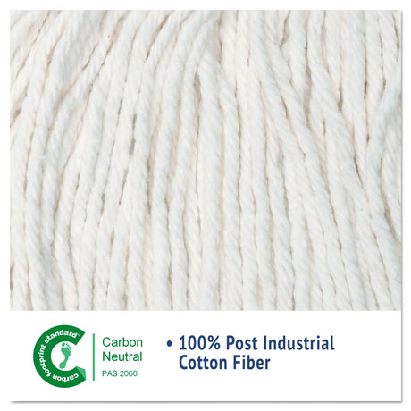 LR300 Legend Cotton Clip & Fit Wet Mop Refill, Cut End with Tail Band, 300g