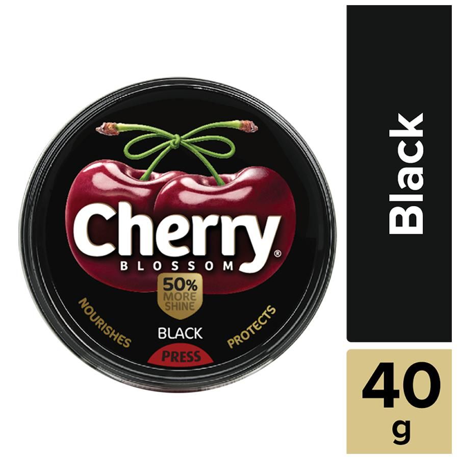 Cherry Blossom Wax Shoe Polish, 40g