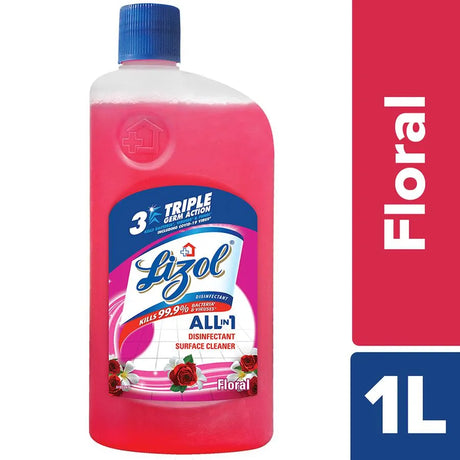 Lizol All In 1 Disinfectant Surface & Floor Cleaner, 975 ml