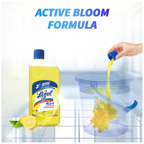 Lizol All In 1 Disinfectant Surface & Floor Cleaner, 975 ml