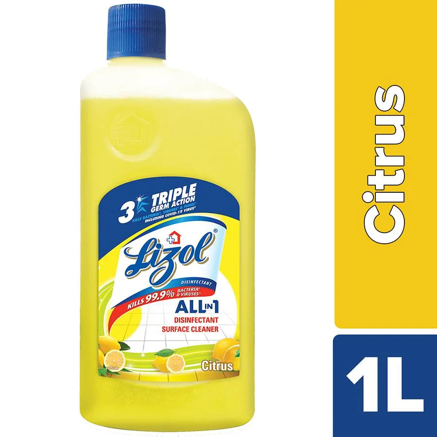 Lizol All In 1 Disinfectant Surface & Floor Cleaner, 975 ml