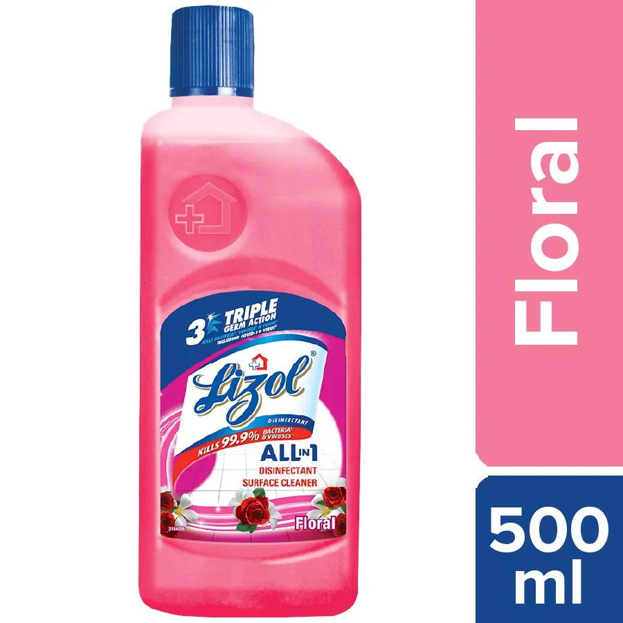 Lizol All Purpose Disinfectant Surface & Floor Cleaner, 500 ml