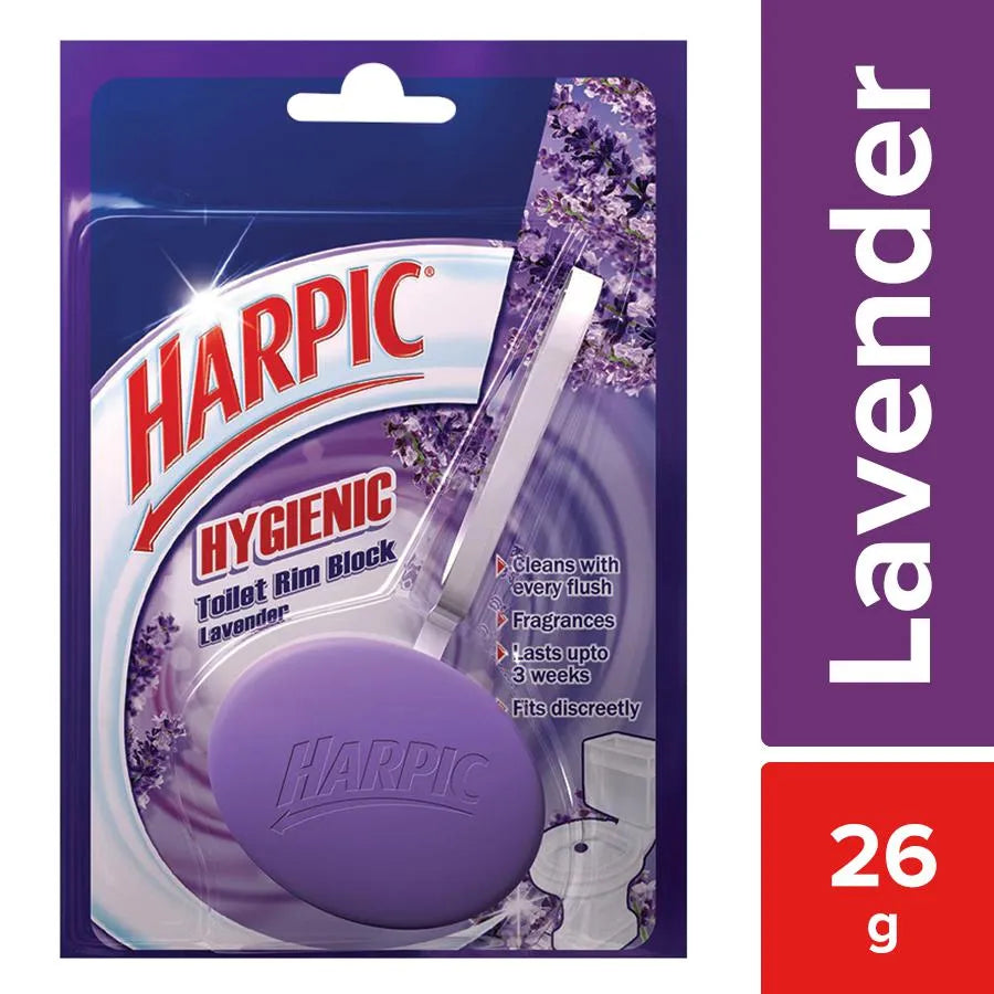 Harpic Hygienic Toilet Cleaner Rim Block - 26g , 1 Pcs