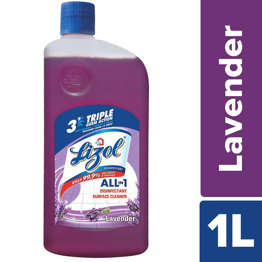 Lizol All In 1 Disinfectant Surface & Floor Cleaner, 975 ml