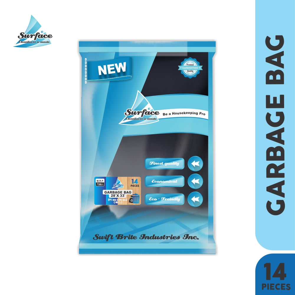 Surface Virgin Plastic Garbage Bag For Waste Disposal