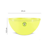 Plastic Mixing Bowl, Food Grade (1Pc, Multicolor), Large
