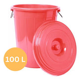 Taj Plast Plastic Multipurpose Storage Drum Bucket With Lid