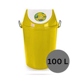 Plastic Dustbin With Swing Lid
