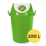 Plastic Dustbin With Swing Lid