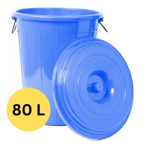 Taj Plast Plastic Multipurpose Storage Drum Bucket With Lid