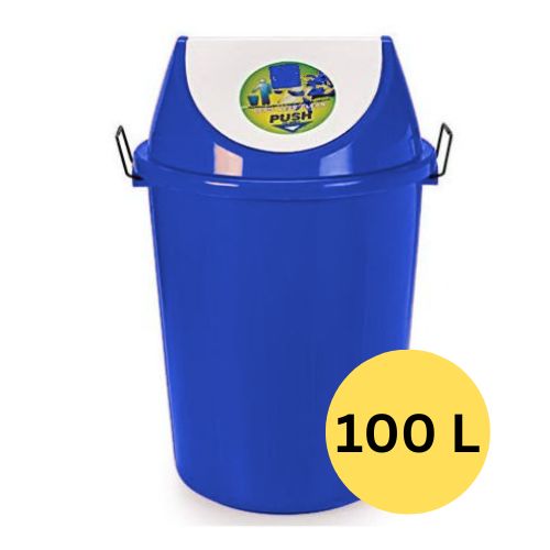 Plastic Dustbin With Swing Lid