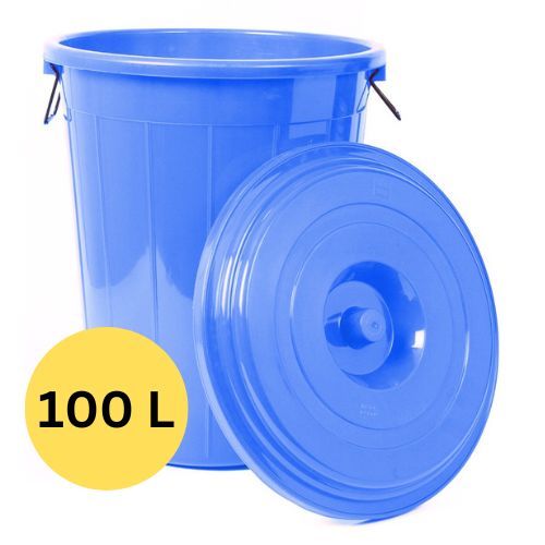 Taj Plast Plastic Multipurpose Storage Drum Bucket With Lid